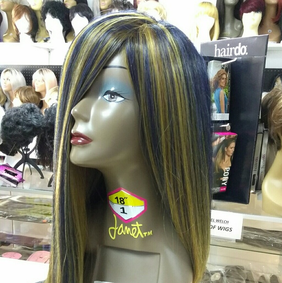 ~Long Wig~ Blue Wig ~  - Picture 3 of 8